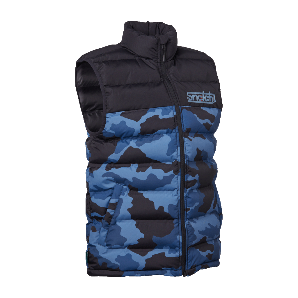 Puffer Vest Camo Petrol