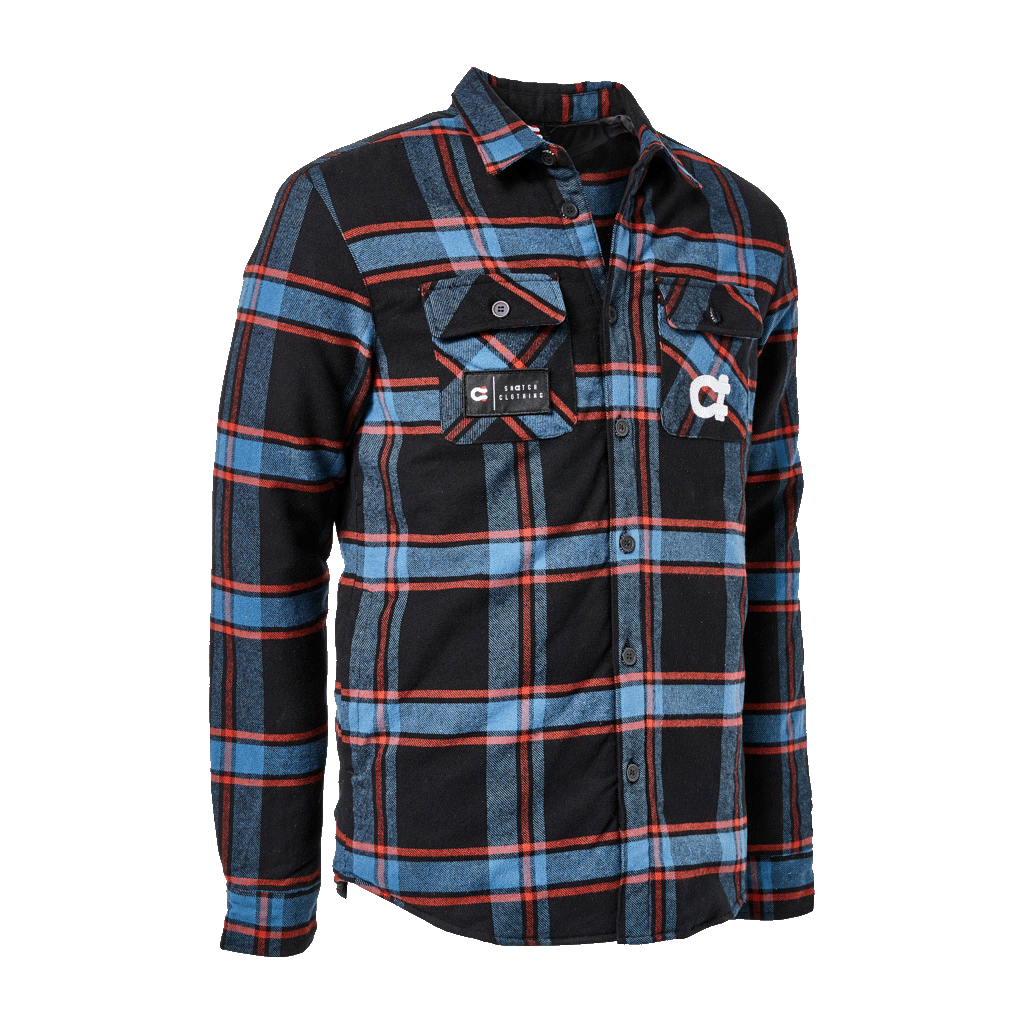 Quilted Flanno Mixed Jacket