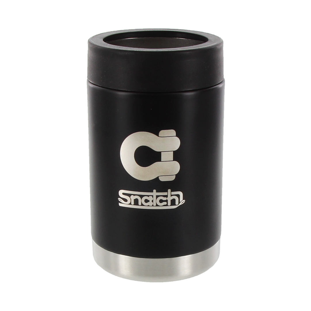 Stubby Cooler Stainless Steel Black - SNSTC-B