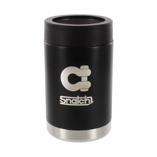 Stubby Cooler Stainless Steel Black - SNSTC-B