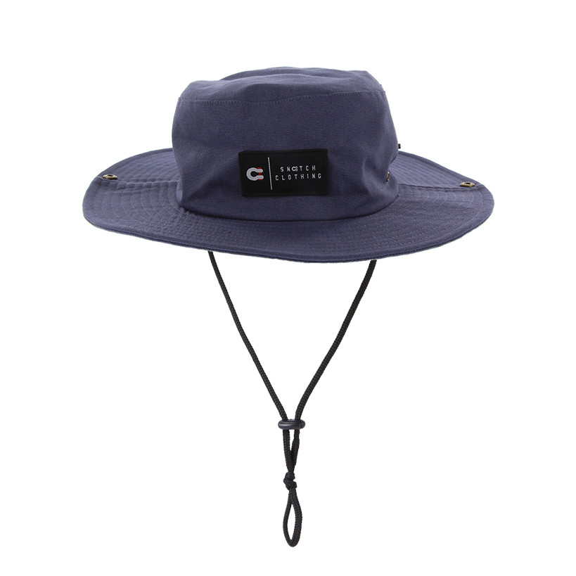 Brim Hat Cotton Canvas Petrol - SU7801PLOSFM
