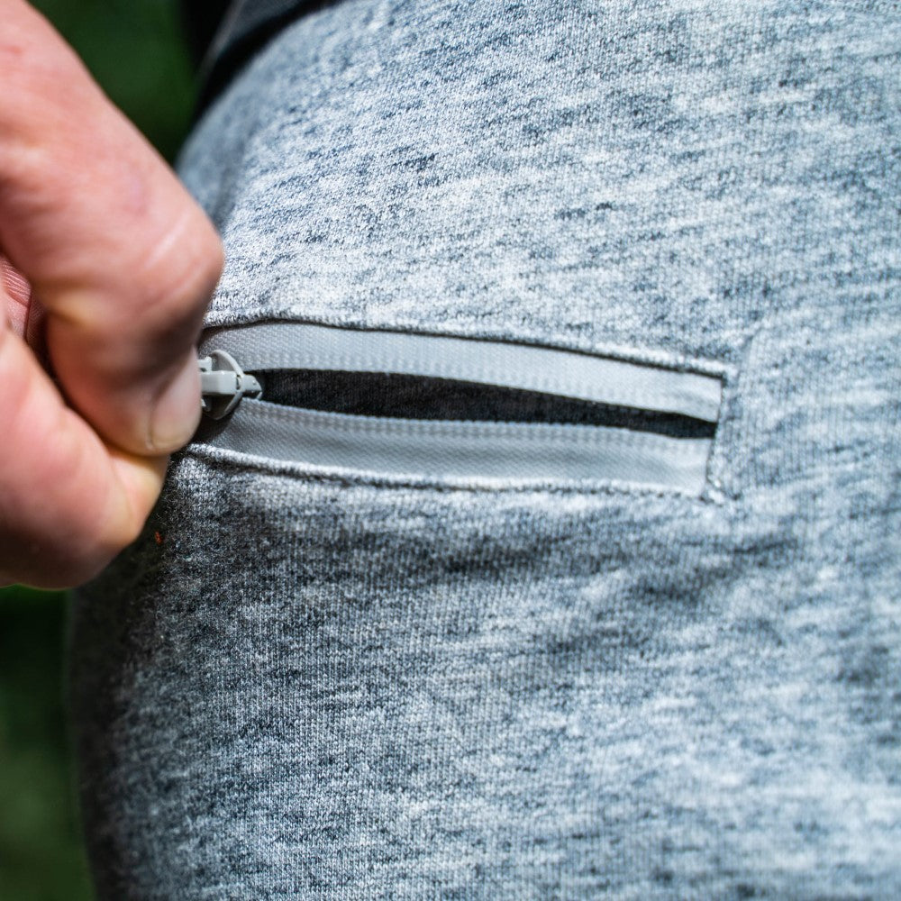 Track Pant Snatch Logo Grey Fleck