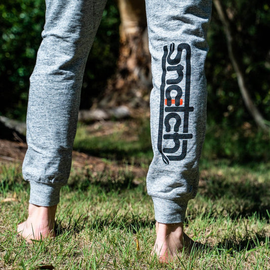 Track Pant Snatch Logo Grey Fleck