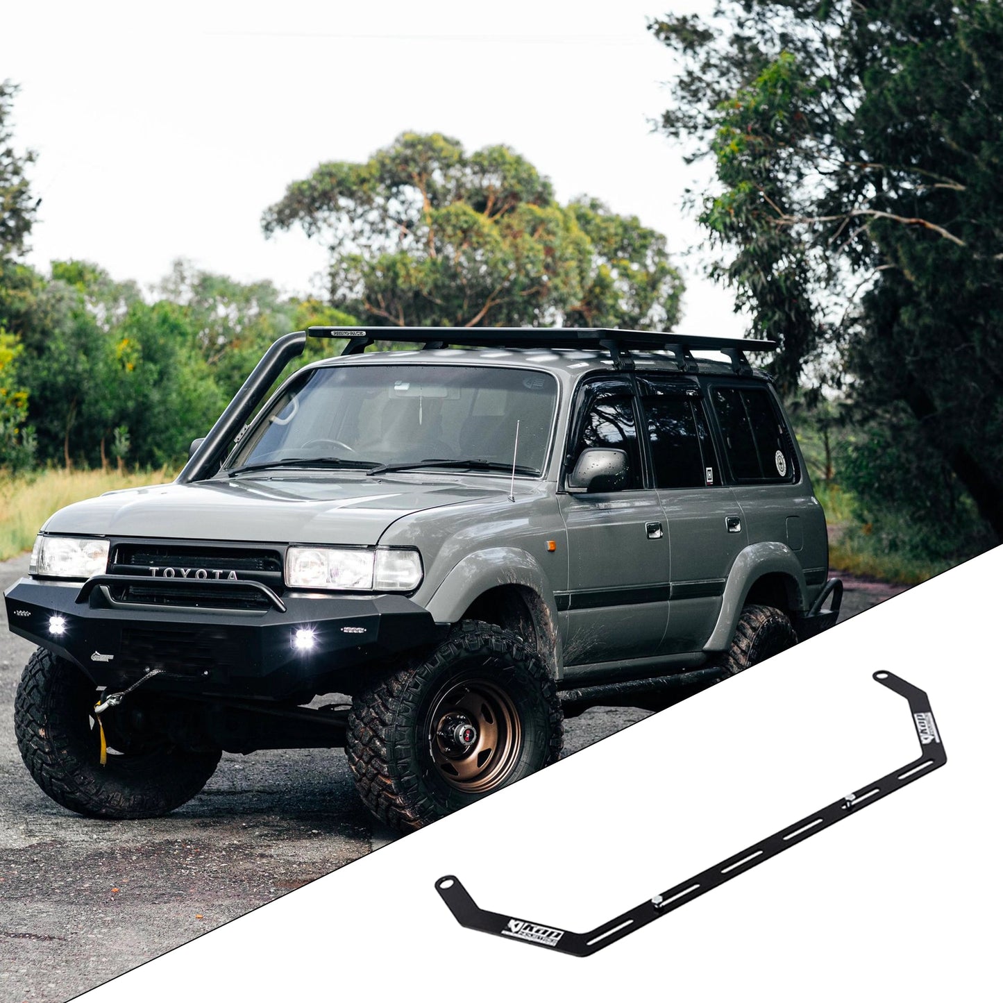 Kap Industries Fire Extinguisher Bracket to suit Landcruiser 80# - KI-LC-80-LHS