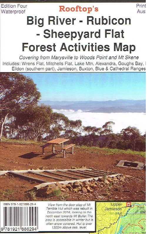 Big River - Rubicon - Woods Point Map - 9781921886294