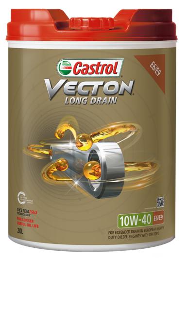Castrol Vecton LD Engine Oil 10W-40 E6/E9 20L - 3415494