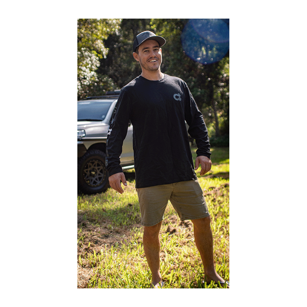 Long Sleeve Crew Black