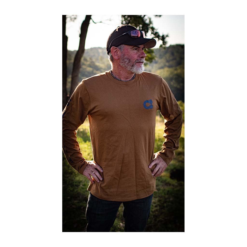 Long Sleeve Crew Dark Sand