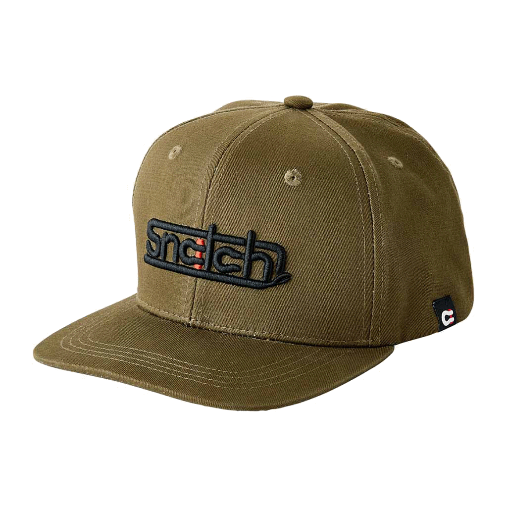 Embroidered Snapback Cap Army Green - SM7001OVOSFM