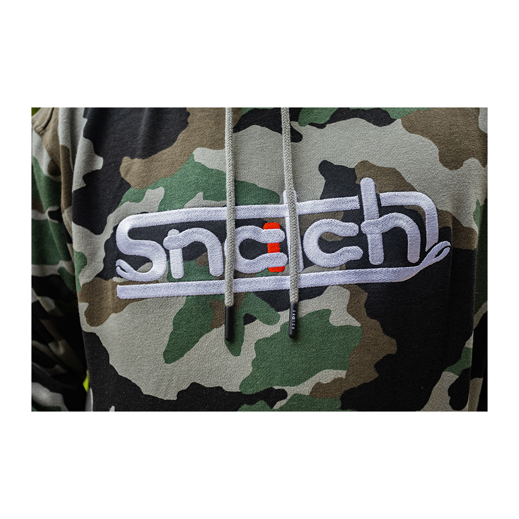 Embroidered Snatch Hoodie Army Camo