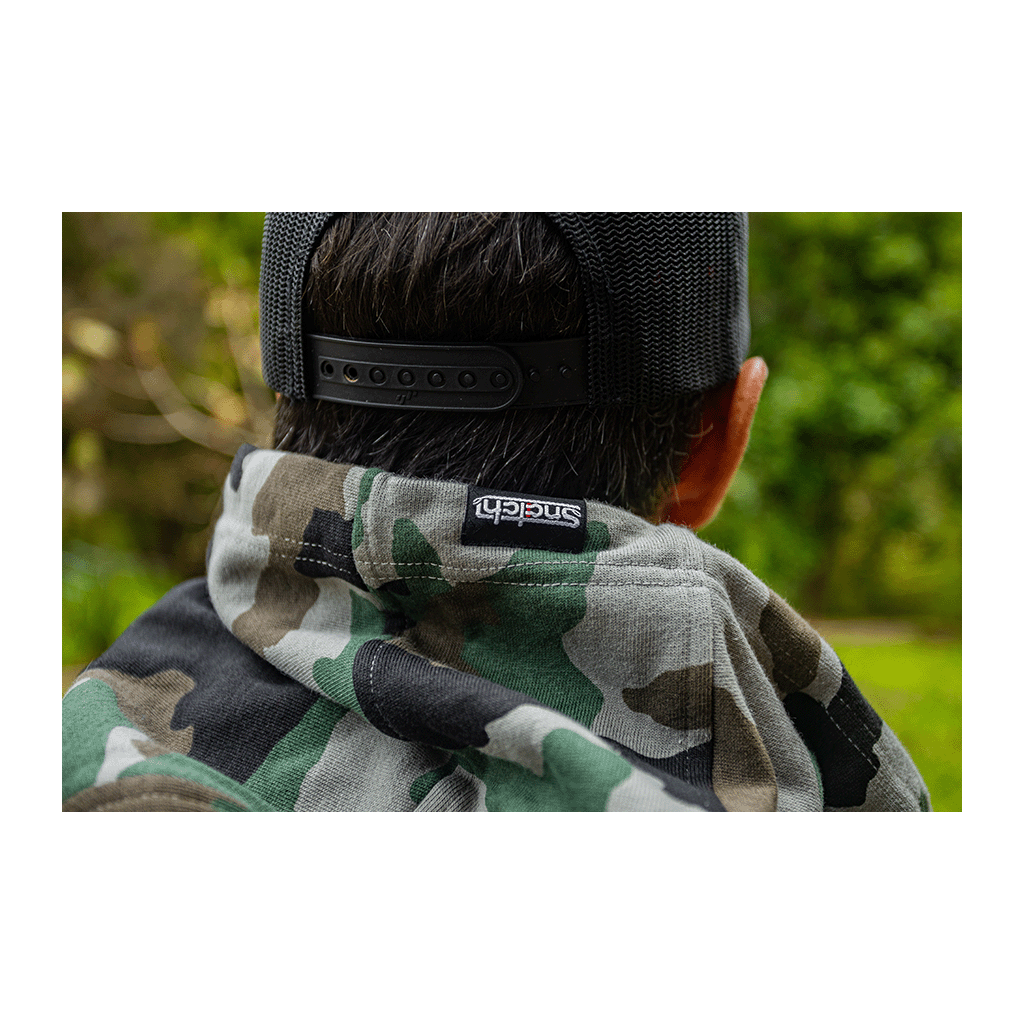 Embroidered Snatch Hoodie Army Camo