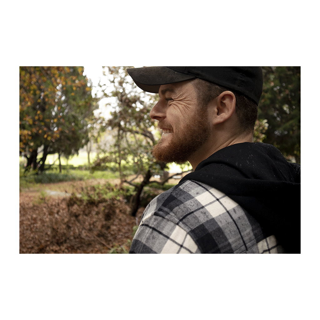 Flanno With Hood Long Sleeve Black