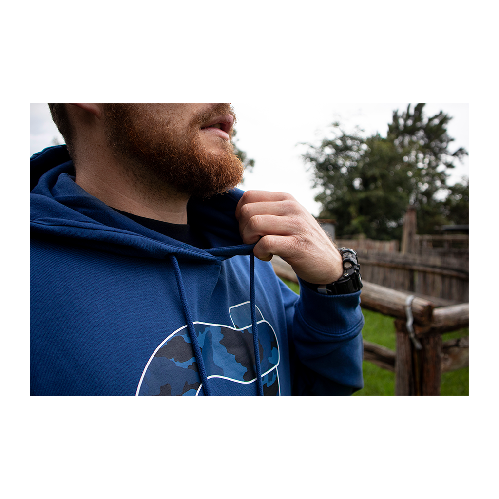 Hoodie Camo Shackle Petrol