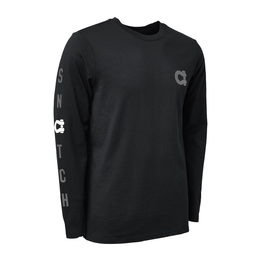 Long Sleeve Crew Black - SM1601BKSML
