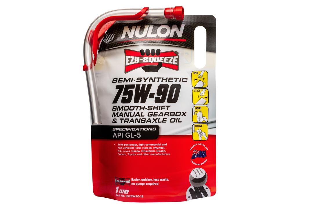 Nulon EZY-SQUEEZE 75W-90 Gearbox and Transaxle Oil Smooth Shift 1L - SS75W901E