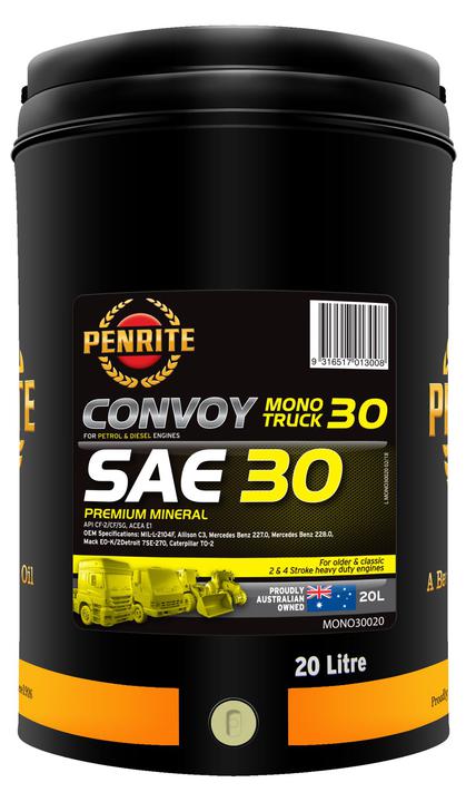 Penrite Mono Truck SAE 30 Monograde 20L - MONO30020
