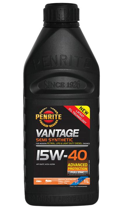 Penrite Vantage Semi Synthetic 15W-40 Engine Oil 1L - VANSEMI15W40001