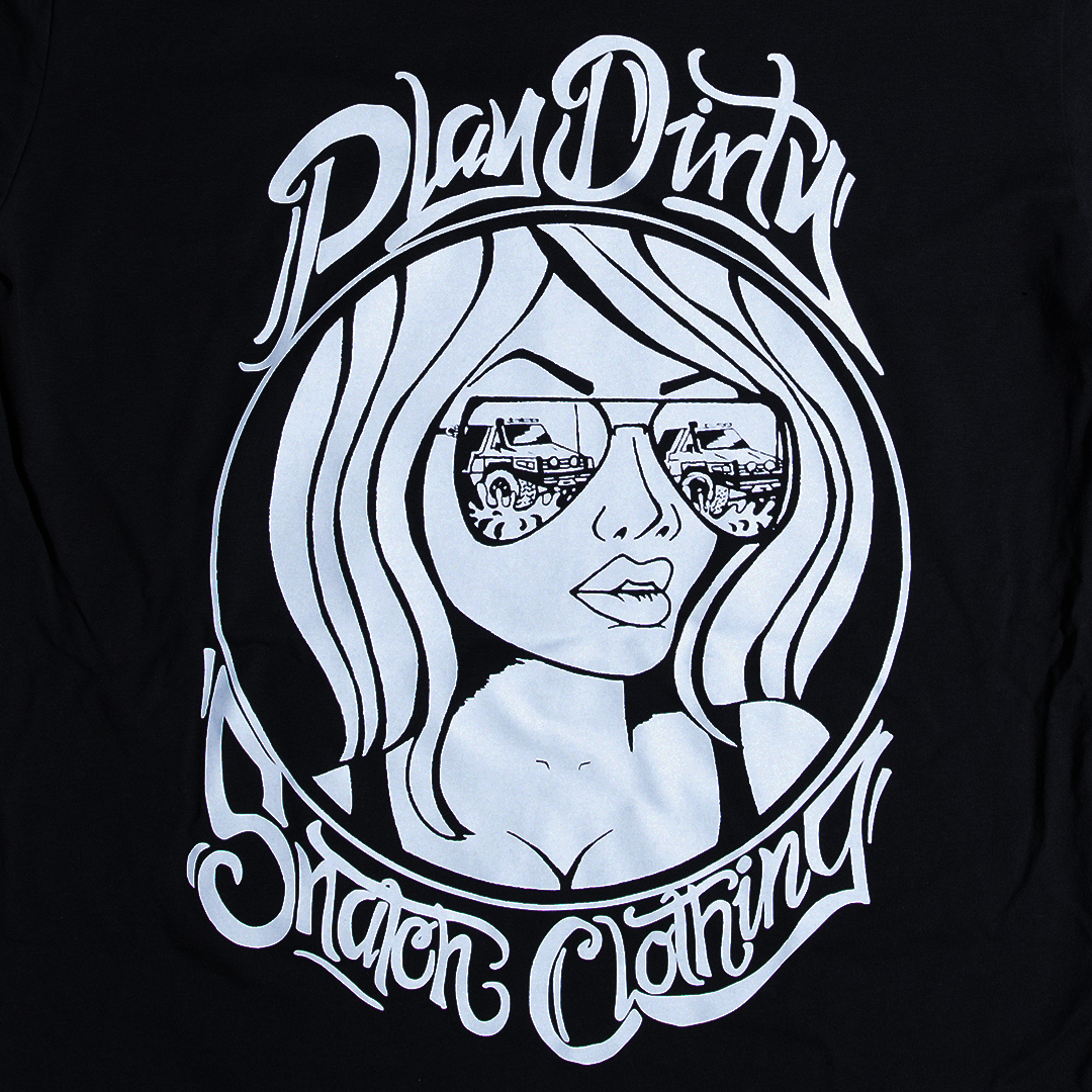 Crew Tee Graphic Print Play Dirty Black