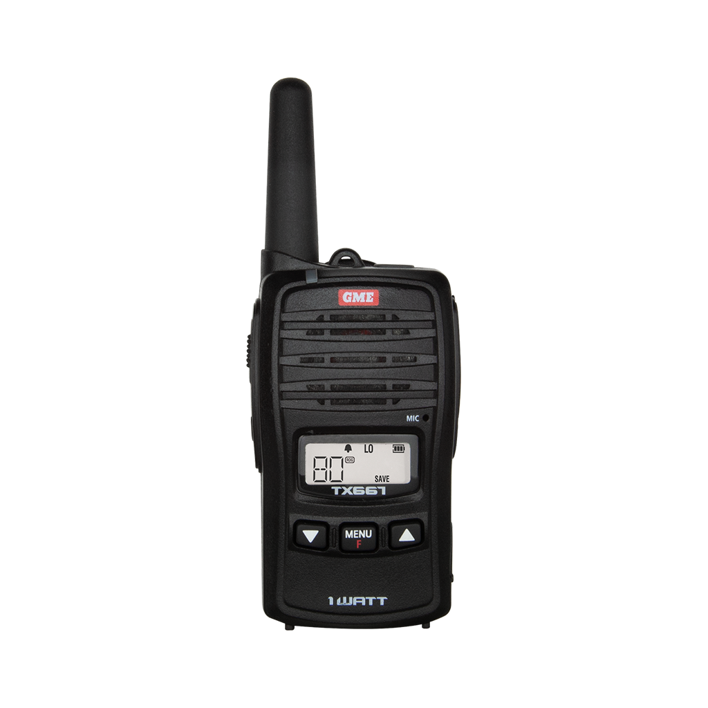 GME 1 Watt UHF CB Handheld Radio - TX667