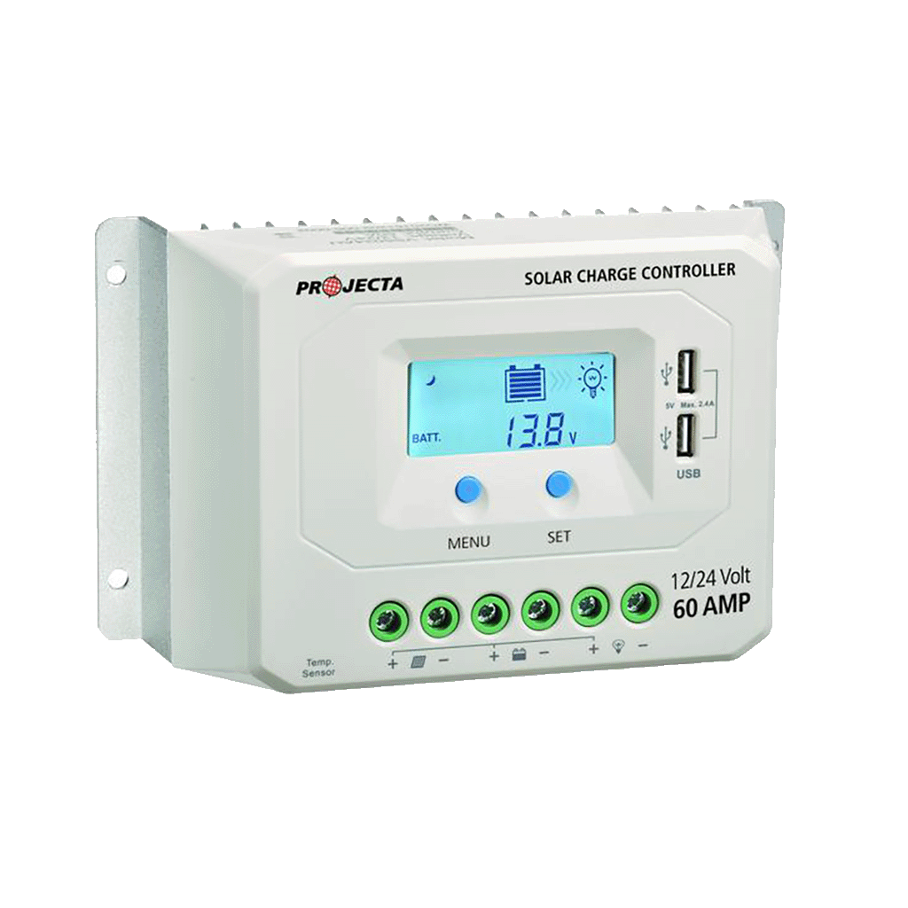 PROJECTA 60A 12/24V Solar Charge Controller 4 Stage Auto SC260