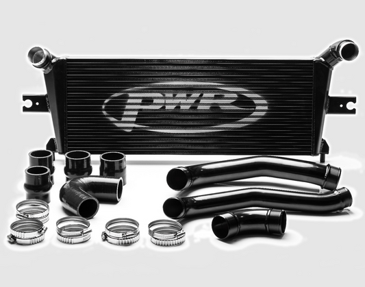 PWR Intercooler Kit 55mm (Black) fits Colorado RG 2.8TD 2014-16 - PWI64552BK