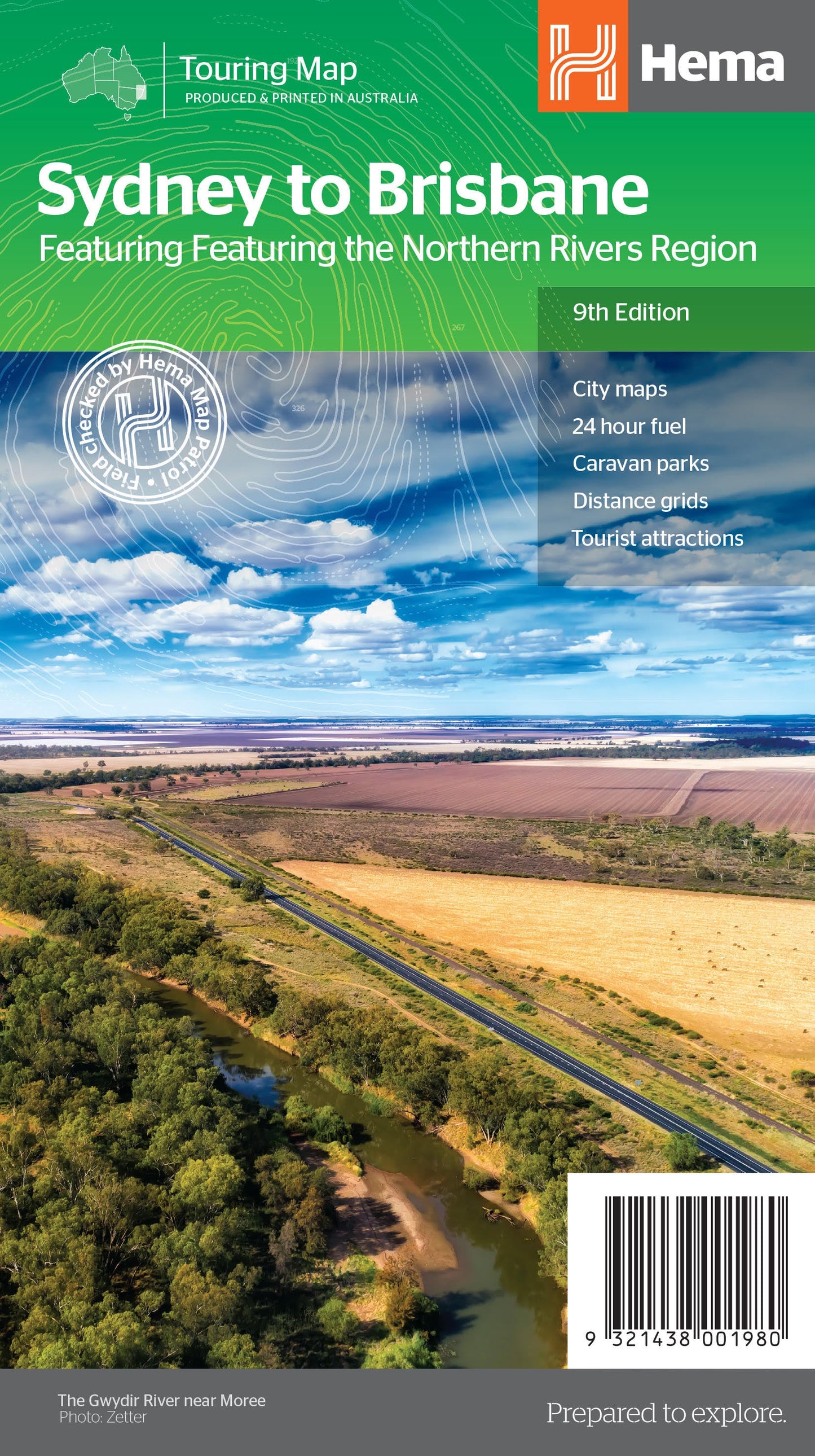 Sydney To Brisbane Map 12th Edition - 9321438001980