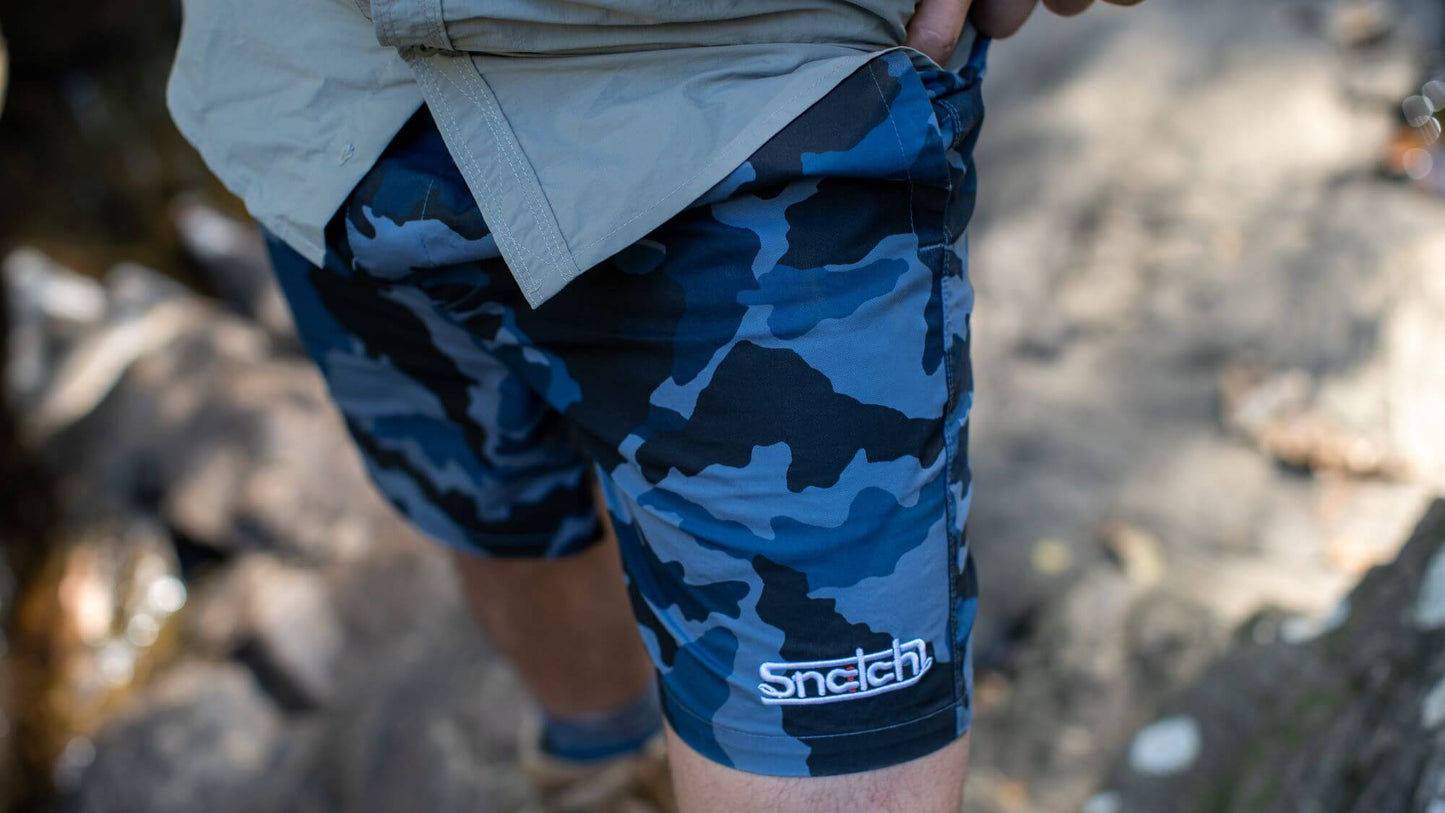 Camo Volley Shorts Petrol